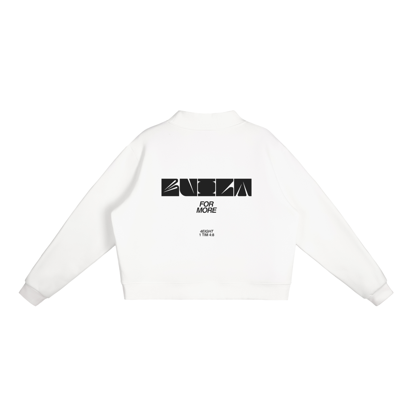 Essential Fleece Mock-Neck Crew Sweatshirt