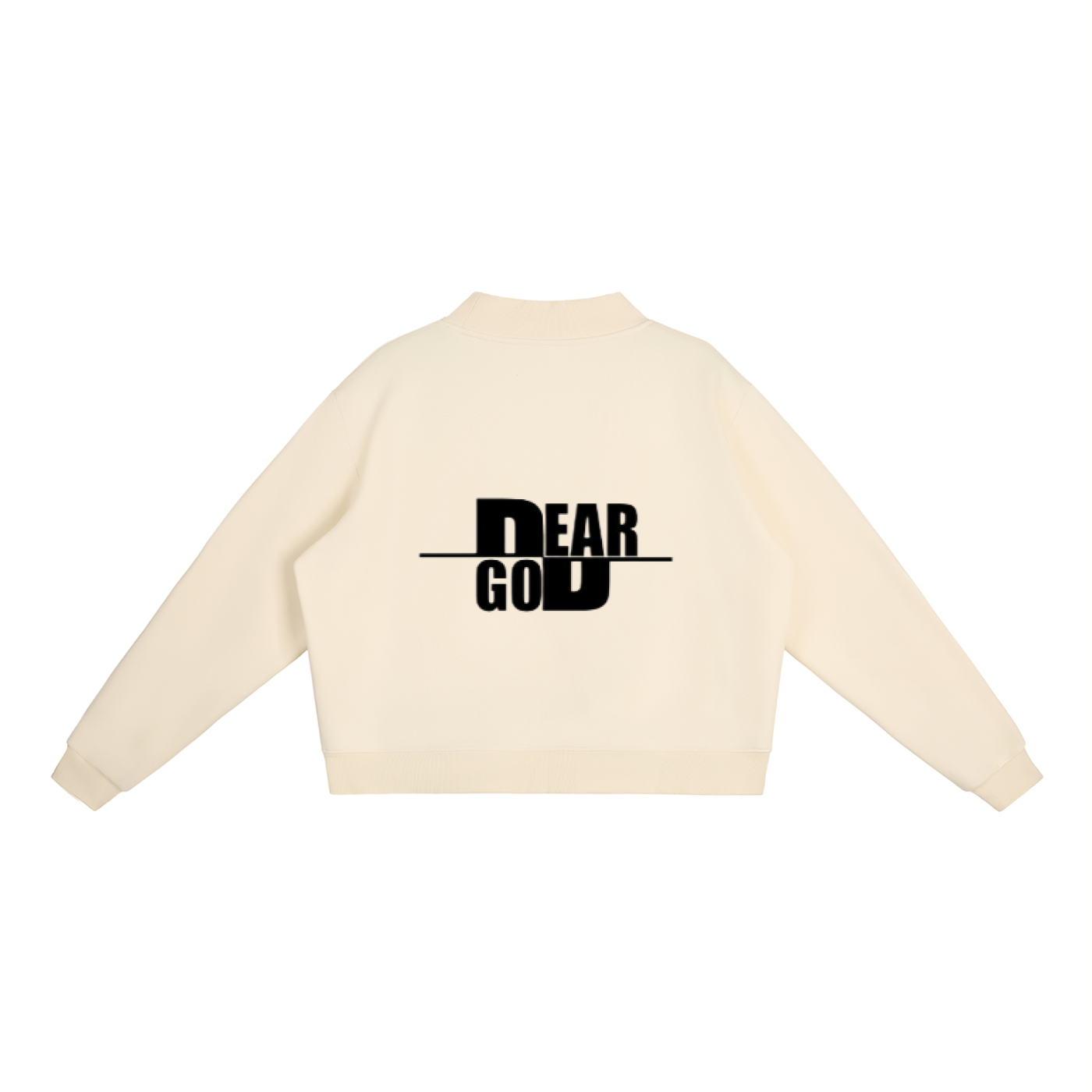 Essential Fleece Mock-Neck Crew Sweatshirt