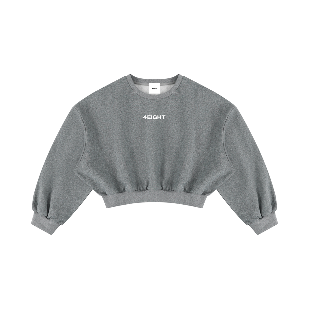 Women's Boxy Cropped Crewneck Sweatshirt