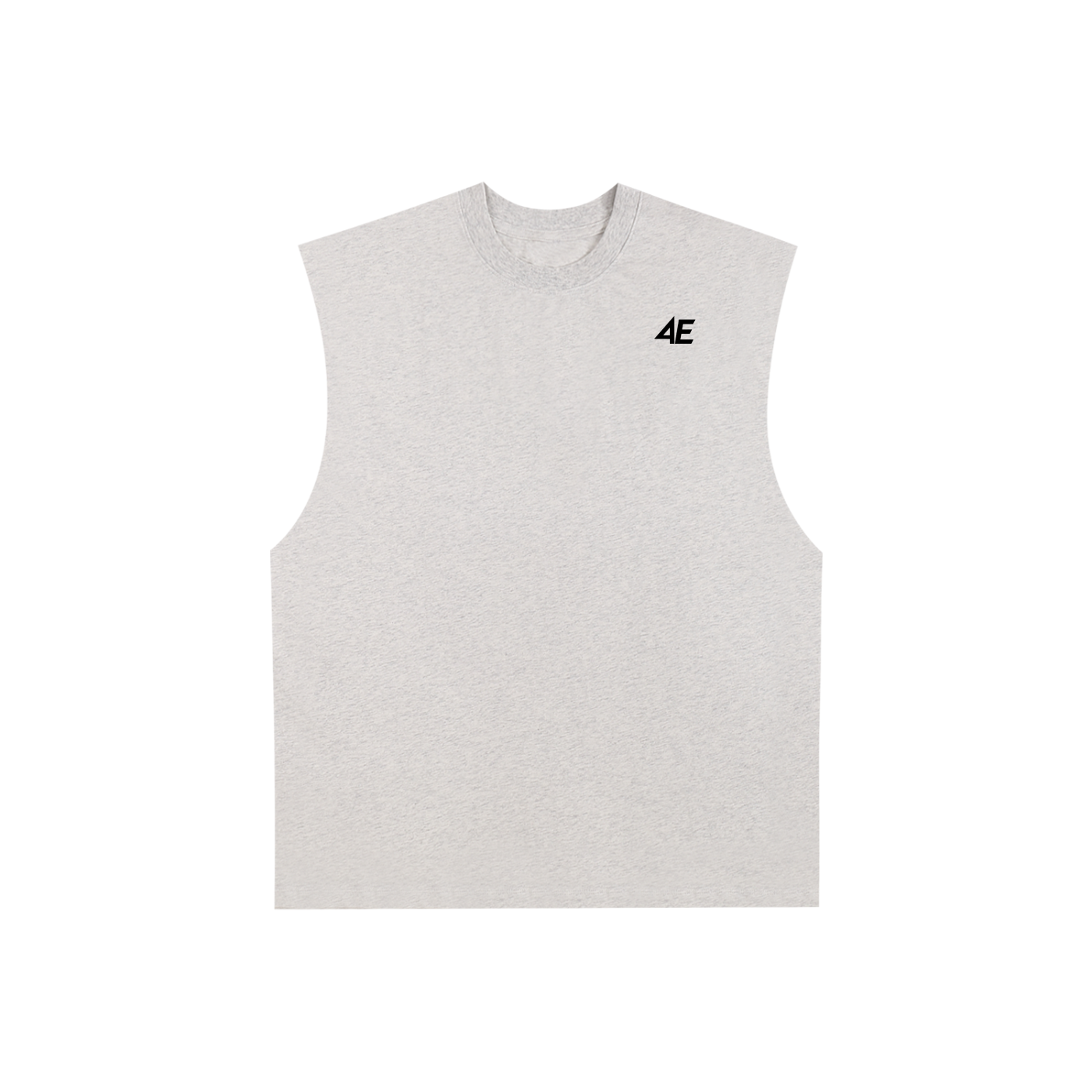 Raw Edge Cotton Tank Top