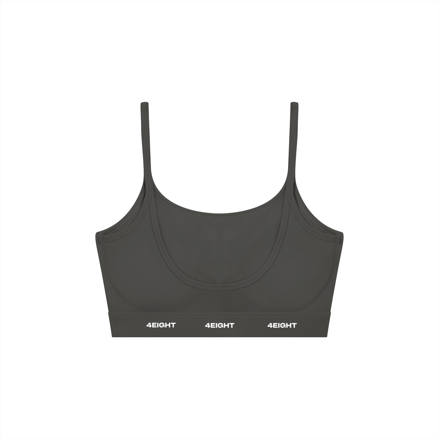 Women's Solid U-Neck Sports Bra