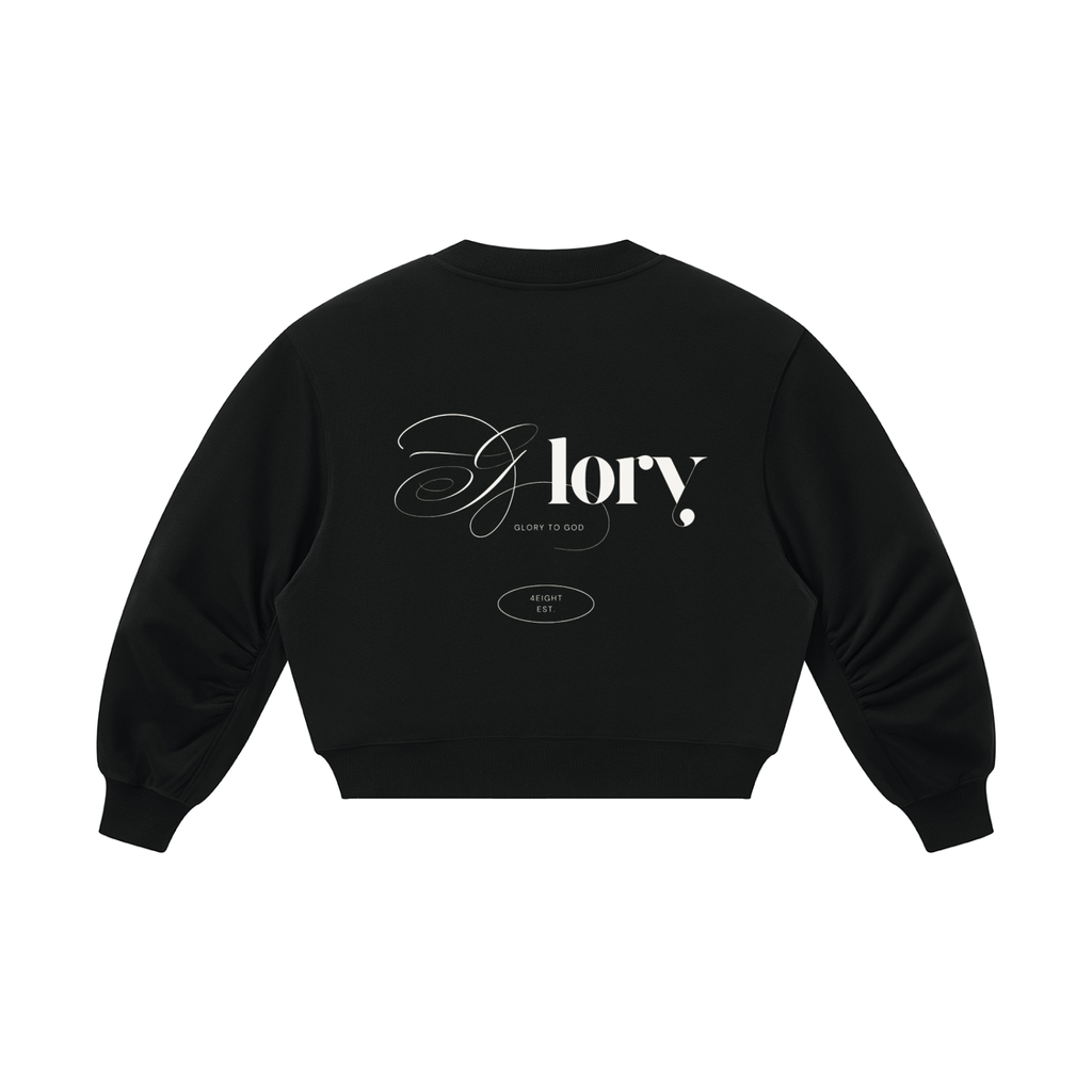 Women’s Crop V-Neck Sweatshirt