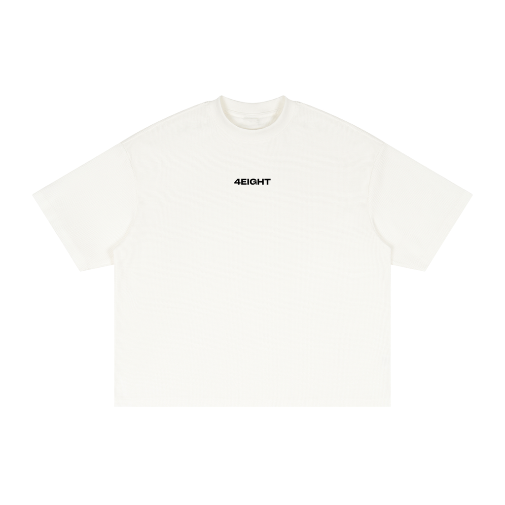 Textured Waffle Washed Boxy T-Shirt