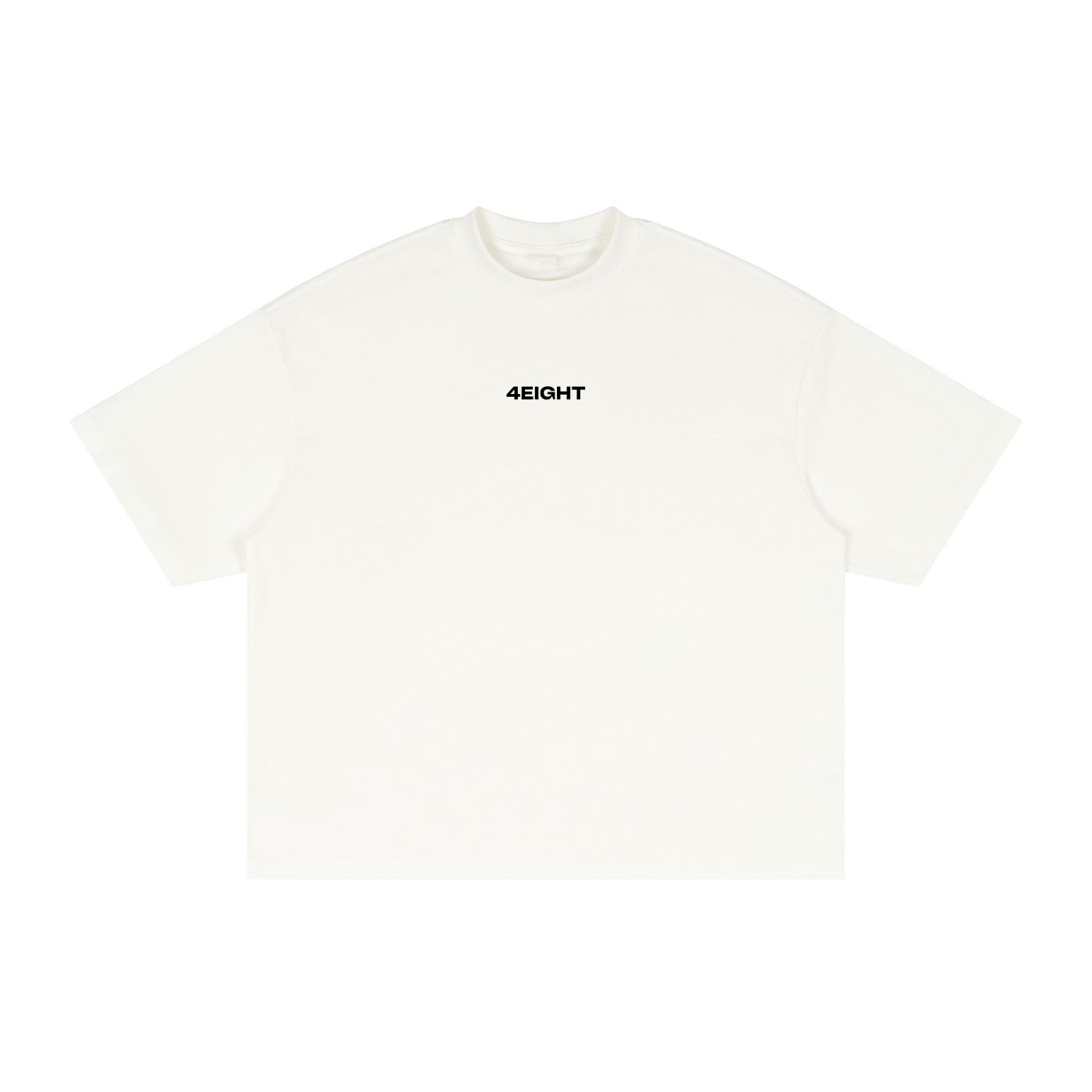 Textured Waffle Washed Boxy T-Shirt
