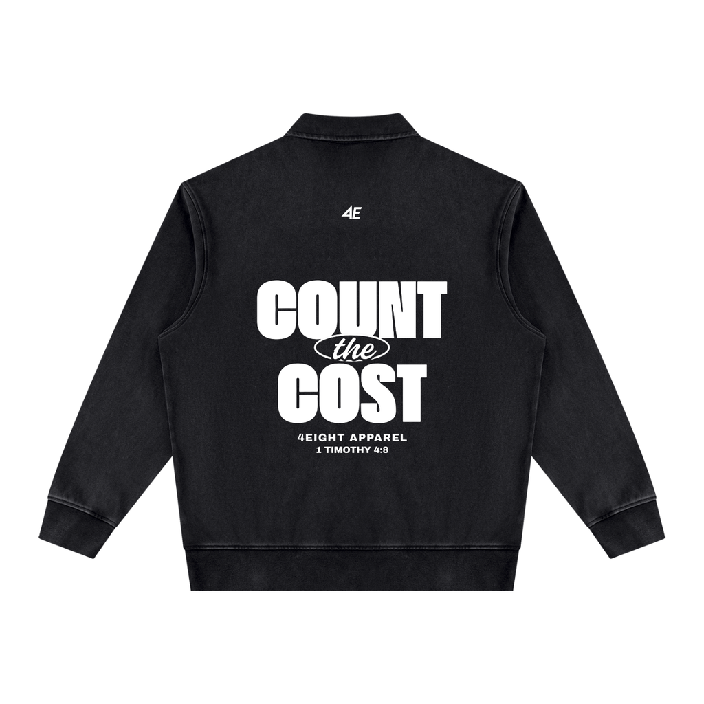 Unisex Vintage Wash Quarter-Zip Sweatshirt