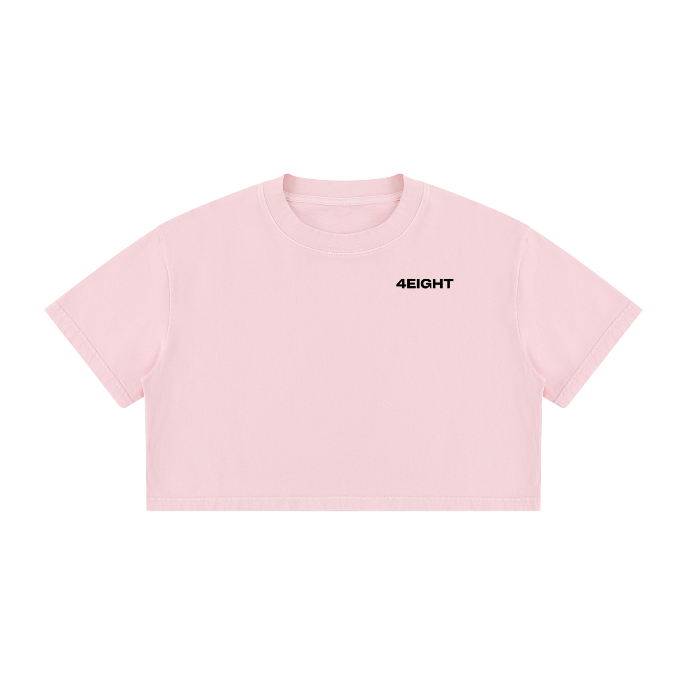 Women's Mineral Wash Cotton Crop T-Shirt
