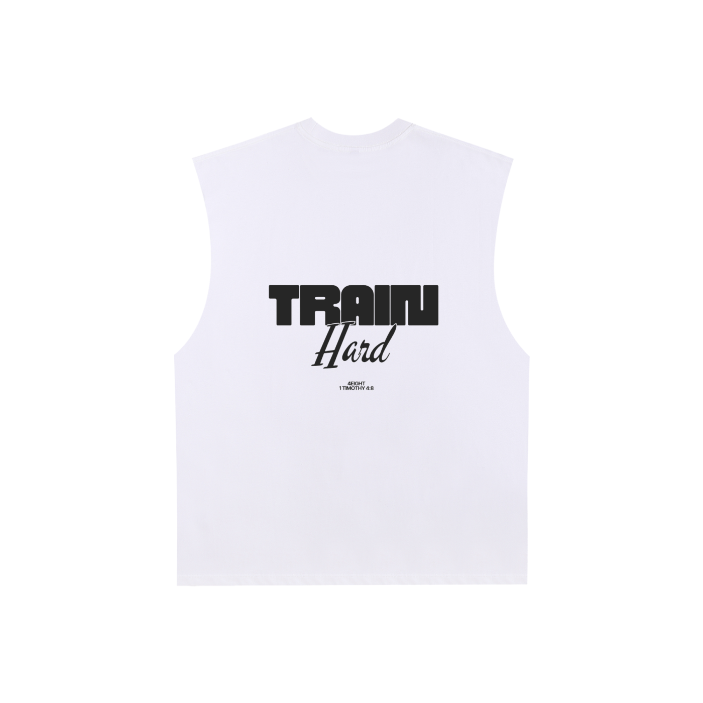 Raw Edge Cotton Tank Top