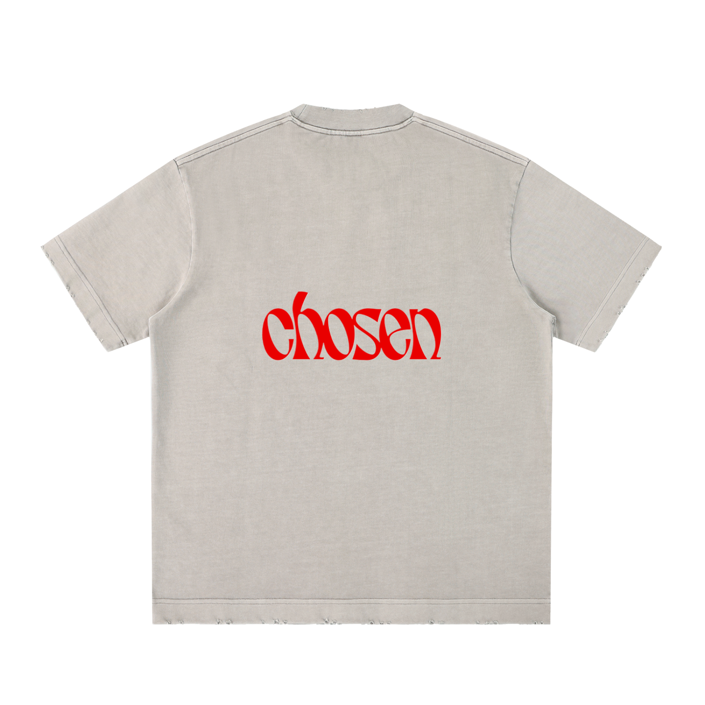 Heavyweight Vintage Washed Frayed T-Shirt