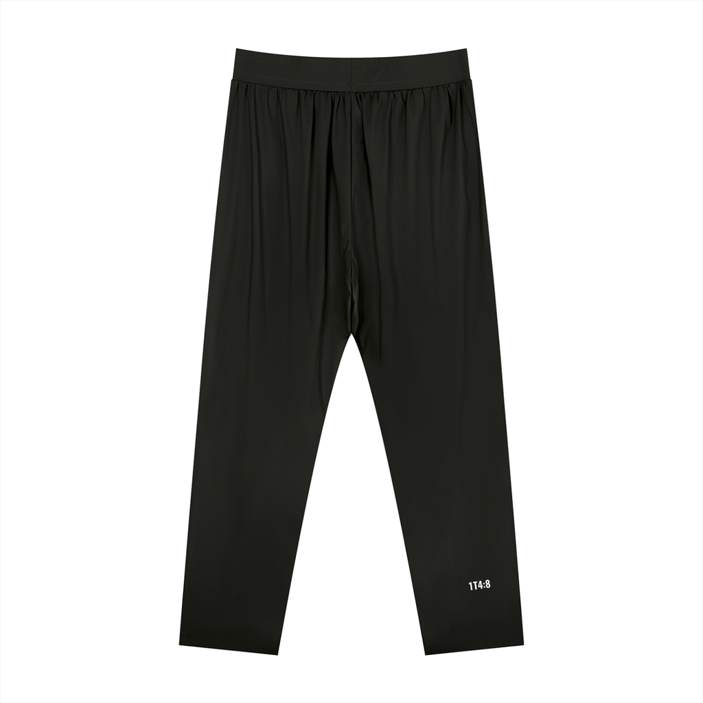 Men's Straight Leg Elastic Waist Pants