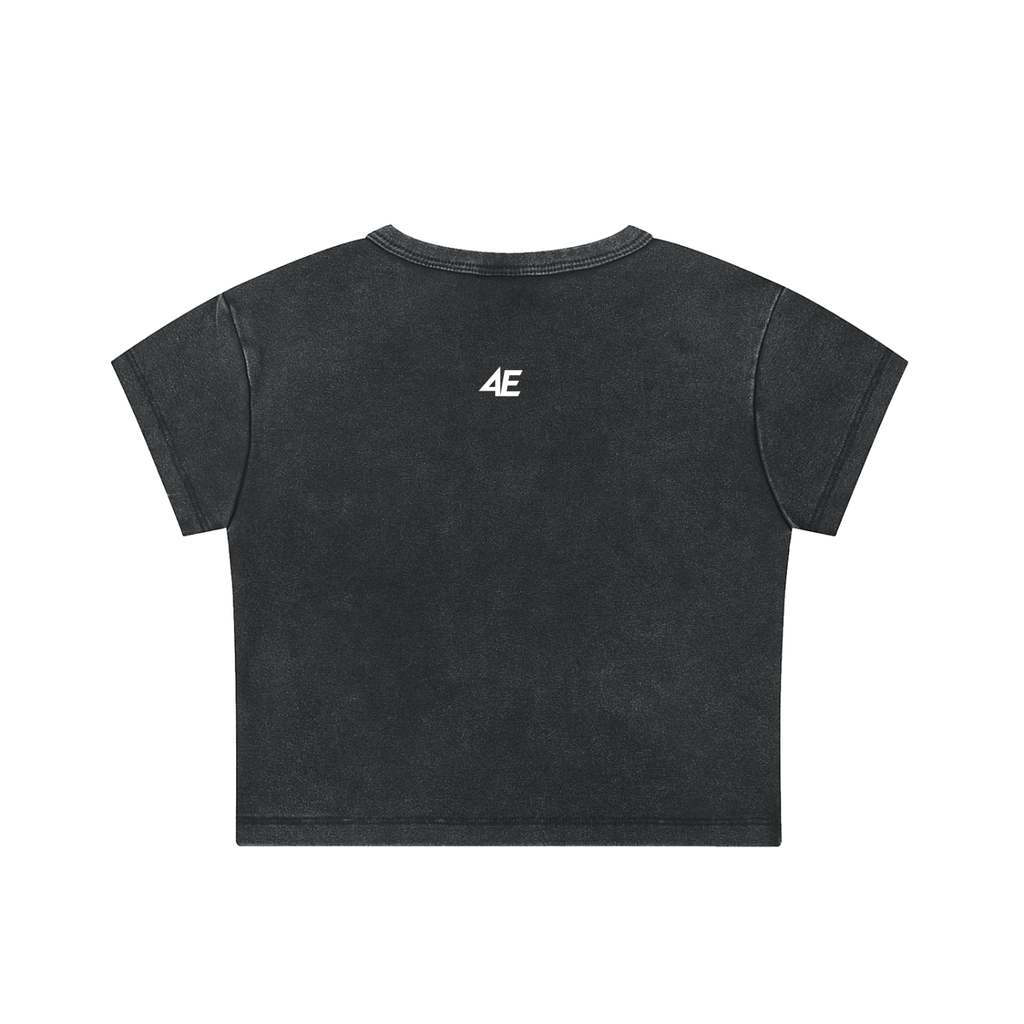 Snow Washed Crop Top
