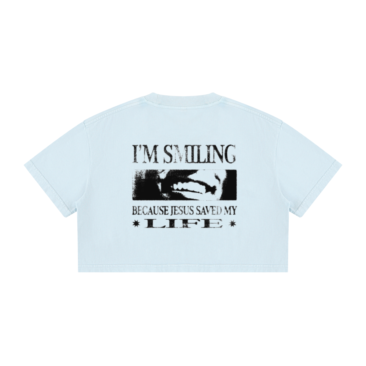 Women's Mineral Wash Cotton Crop T-Shirt
