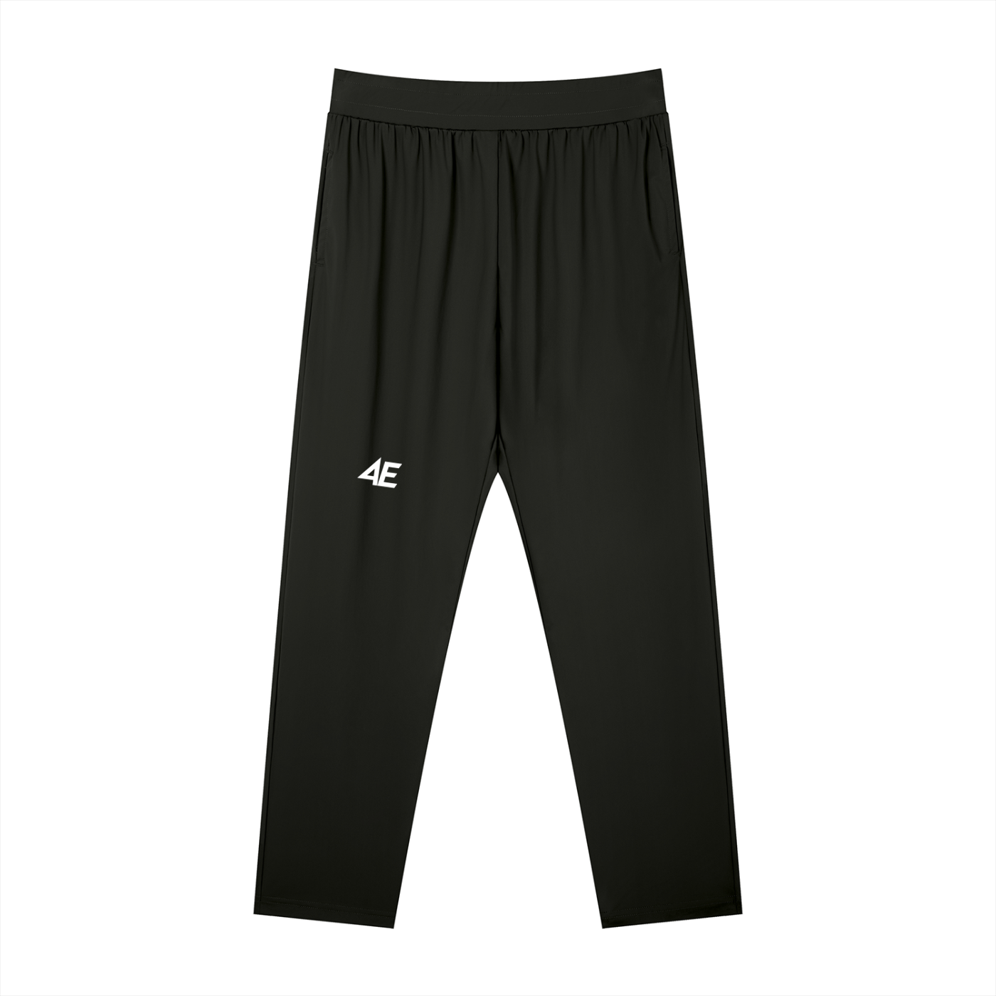 Men's Straight Leg Elastic Waist Pants
