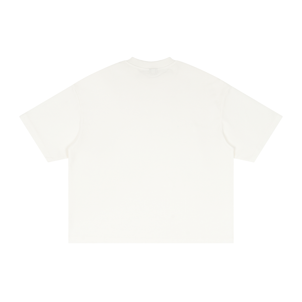 Textured Waffle Washed Boxy T-Shirt