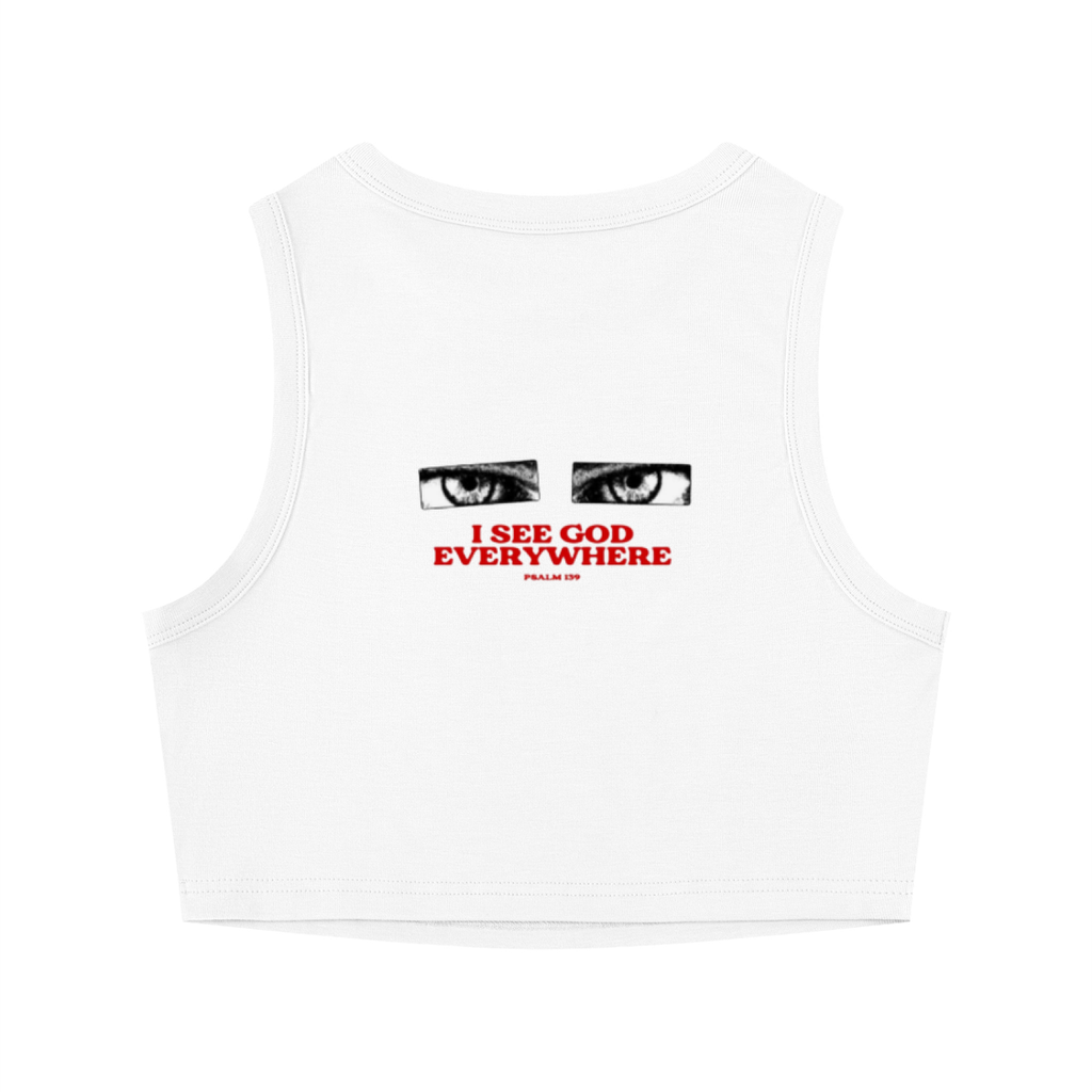 Women's Tight Crewneck Crop Tank Top
