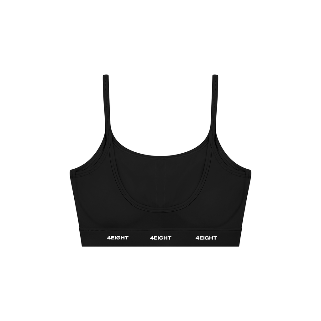Women's Solid U-Neck Sports Bra