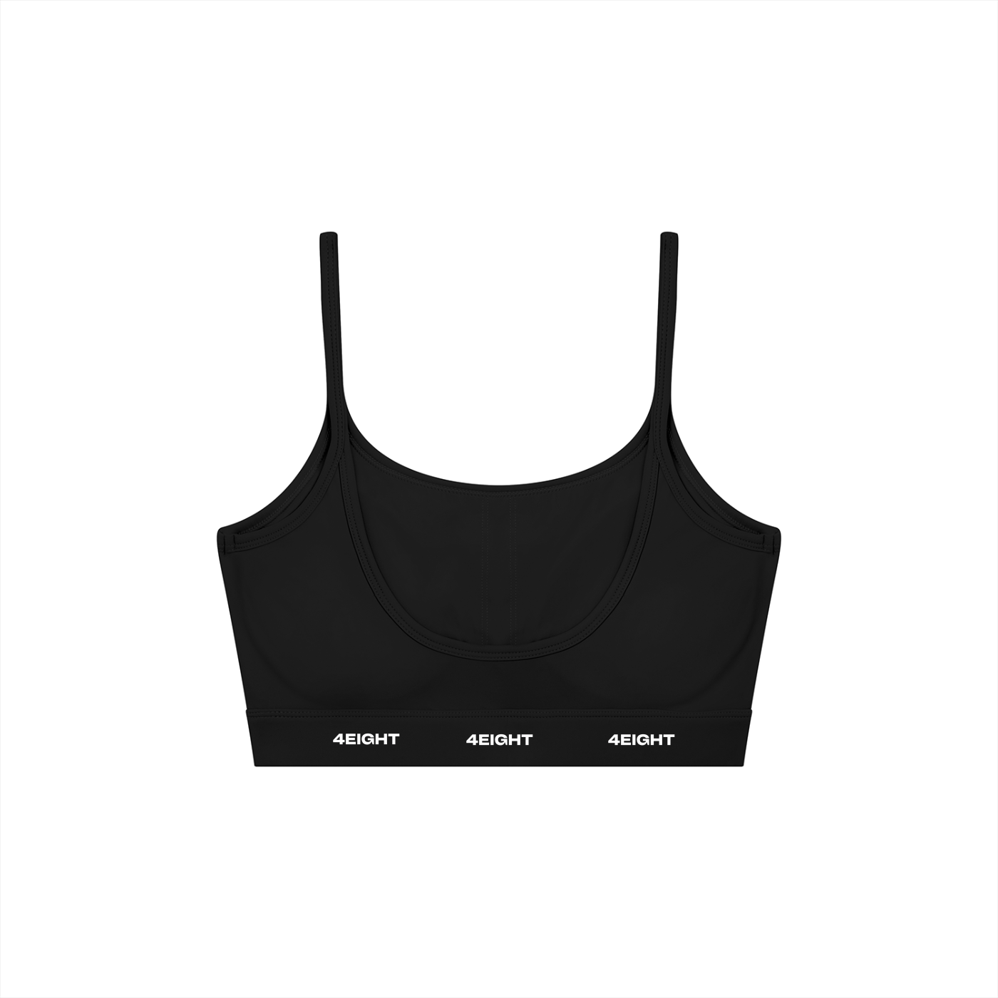 Women's Solid U-Neck Sports Bra