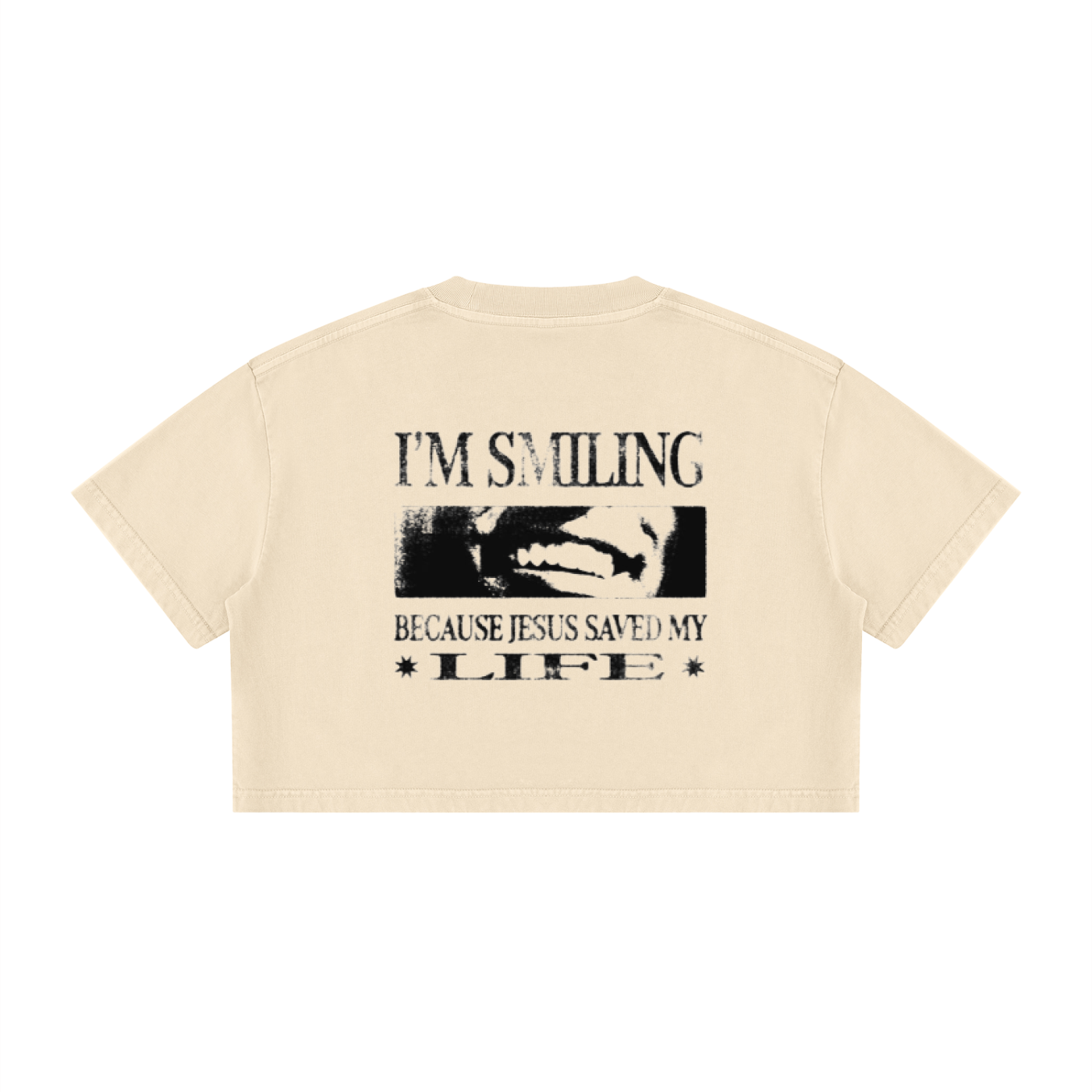 Women's Mineral Wash Cotton Crop T-Shirt