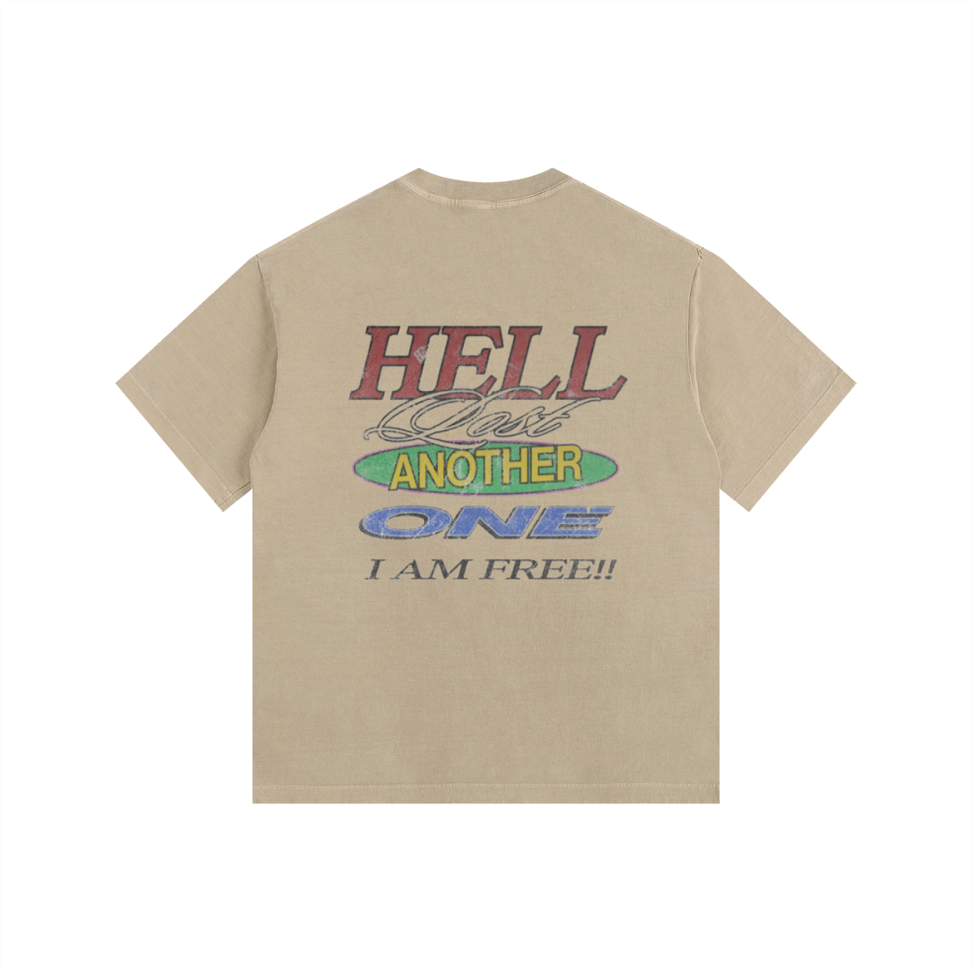 Vintage Washed Oversized Cotton T-Shirt
