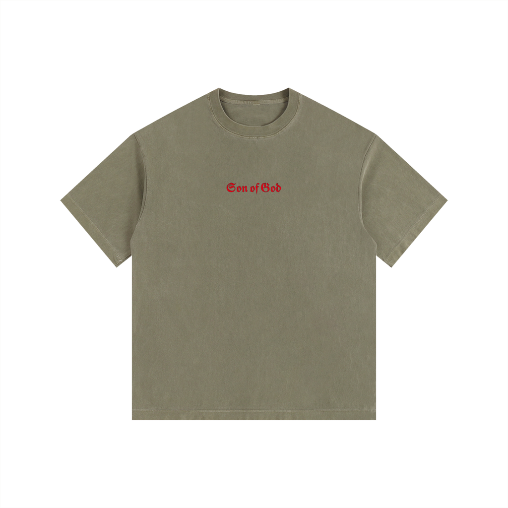 Vintage Washed Oversized Cotton T-Shirt