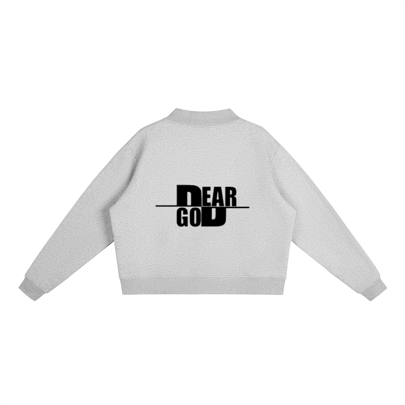 Essential Fleece Mock-Neck Crew Sweatshirt