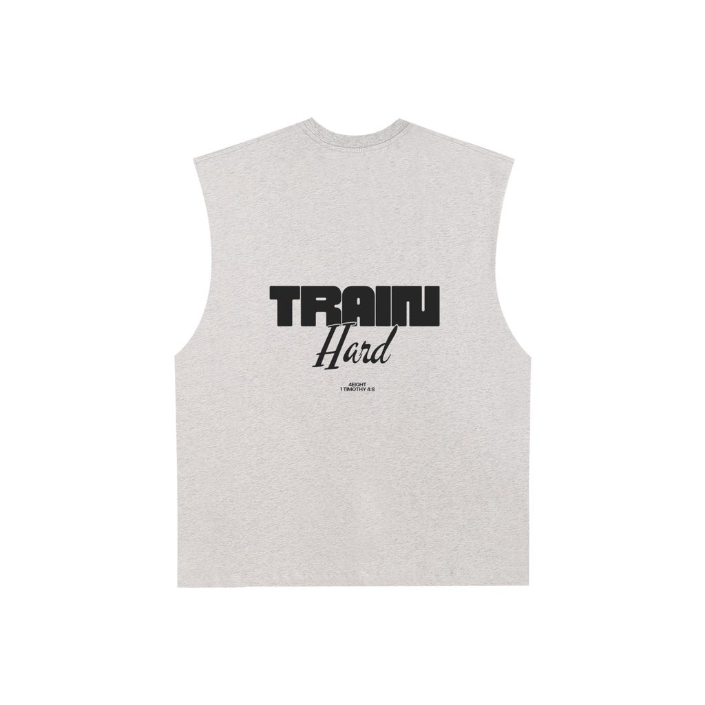 Raw Edge Cotton Tank Top