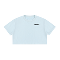 Women's Mineral Wash Cotton Crop T-Shirt