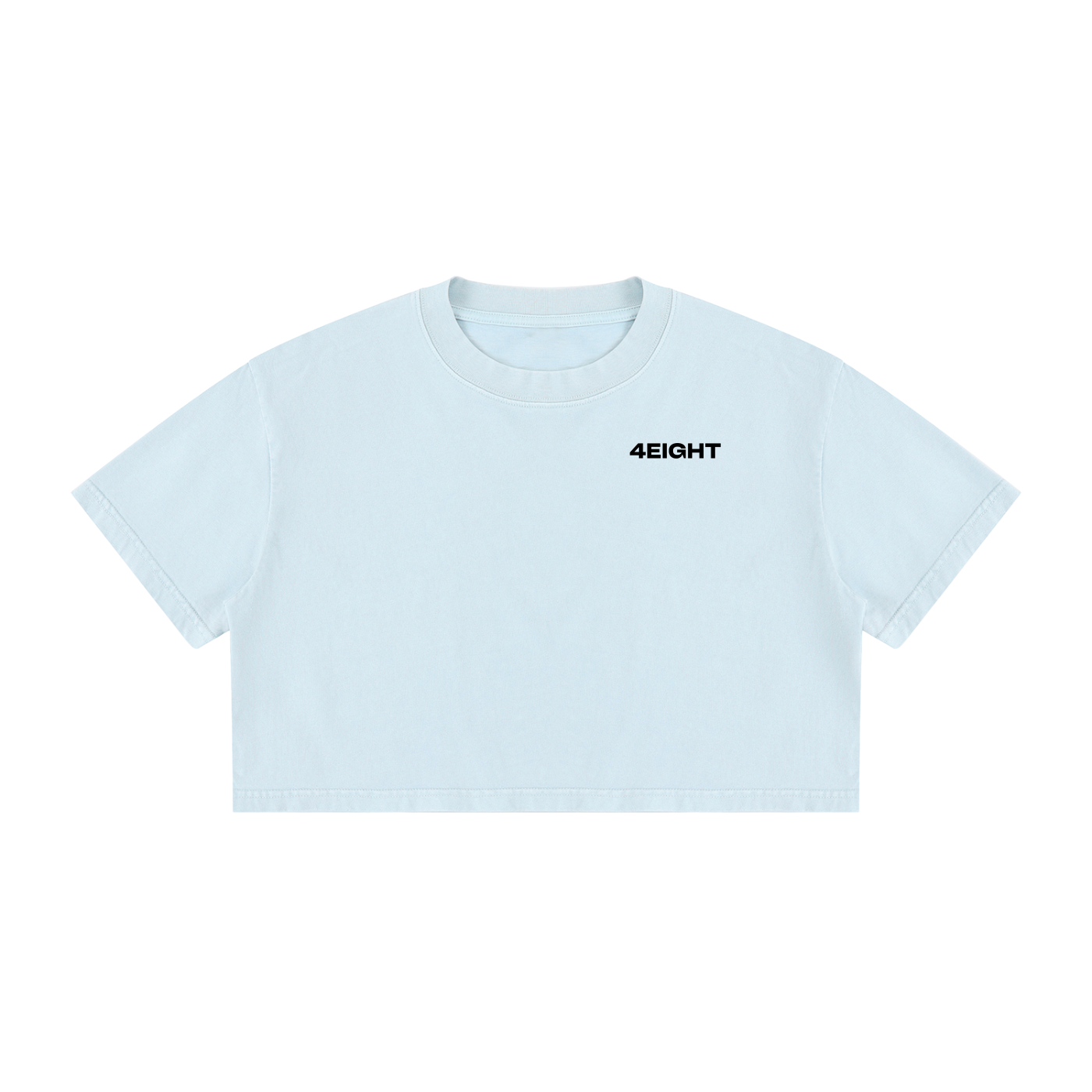 Women's Mineral Wash Cotton Crop T-Shirt