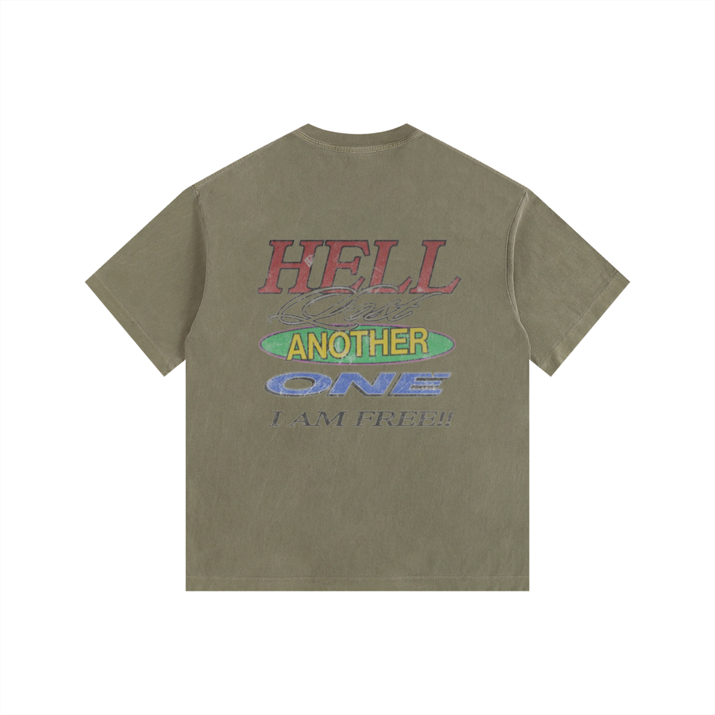 Vintage Washed Oversized Cotton T-Shirt