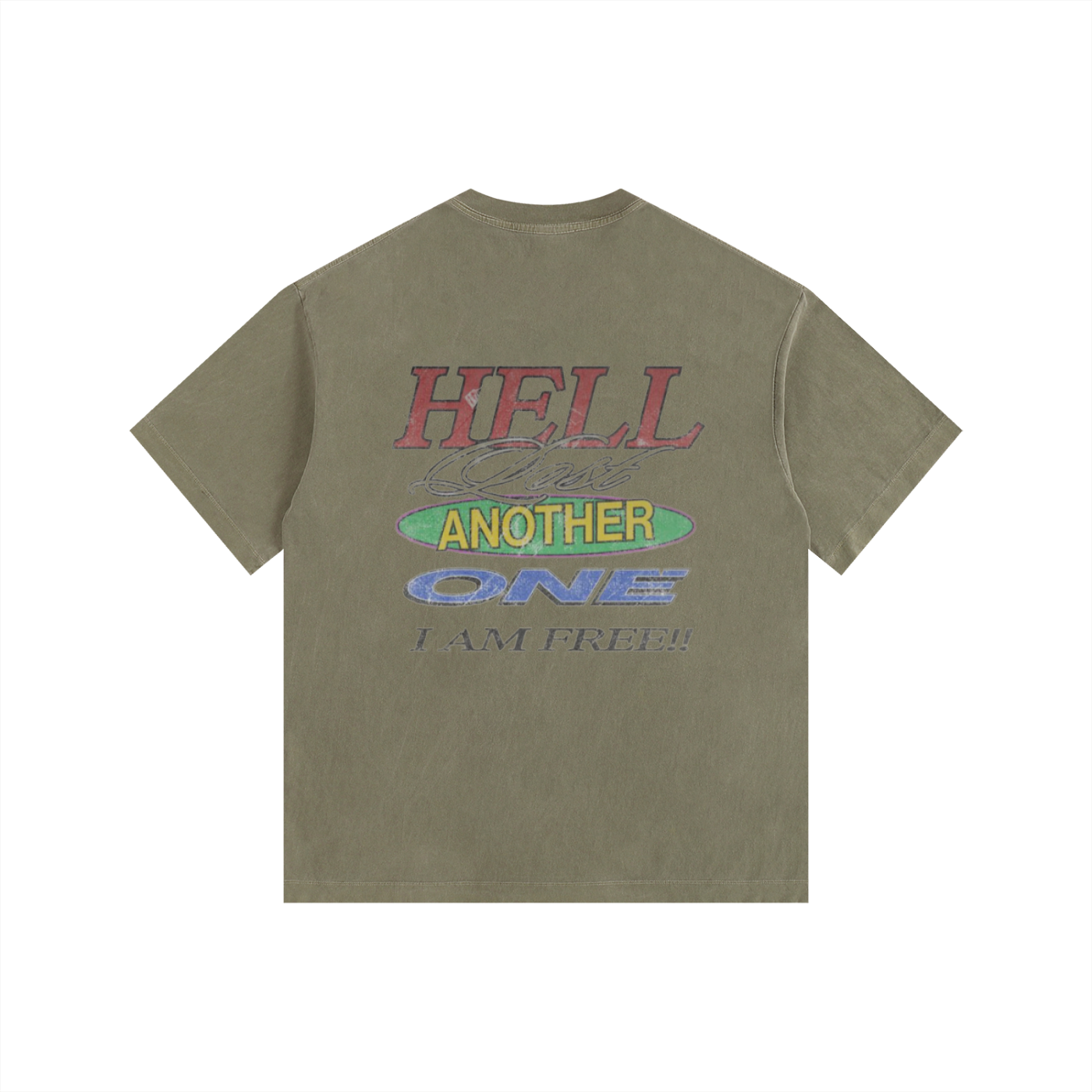 Vintage Washed Oversized Cotton T-Shirt