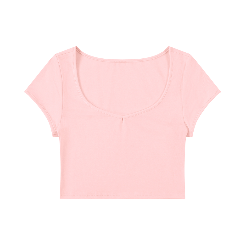 Women's Slim Cap Sleeve Crop T-Shirt