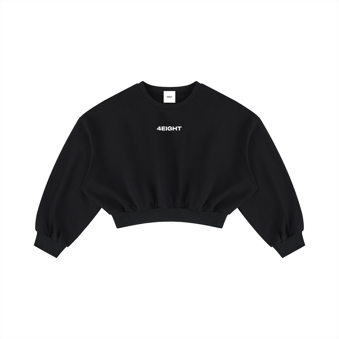 Women's Boxy Cropped Crewneck Sweatshirt