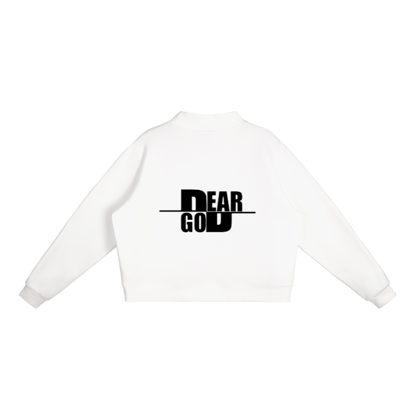 Essential Fleece Mock-Neck Crew Sweatshirt