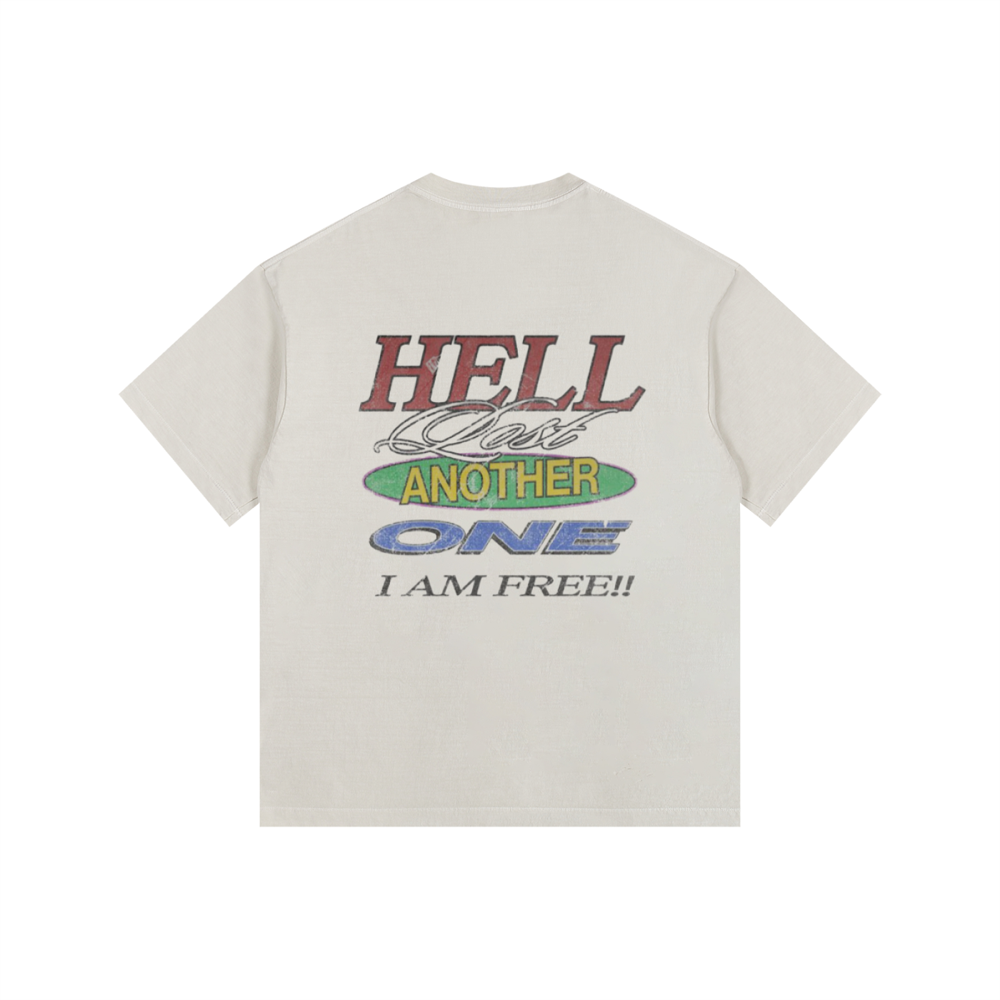 Vintage Washed Oversized Cotton T-Shirt