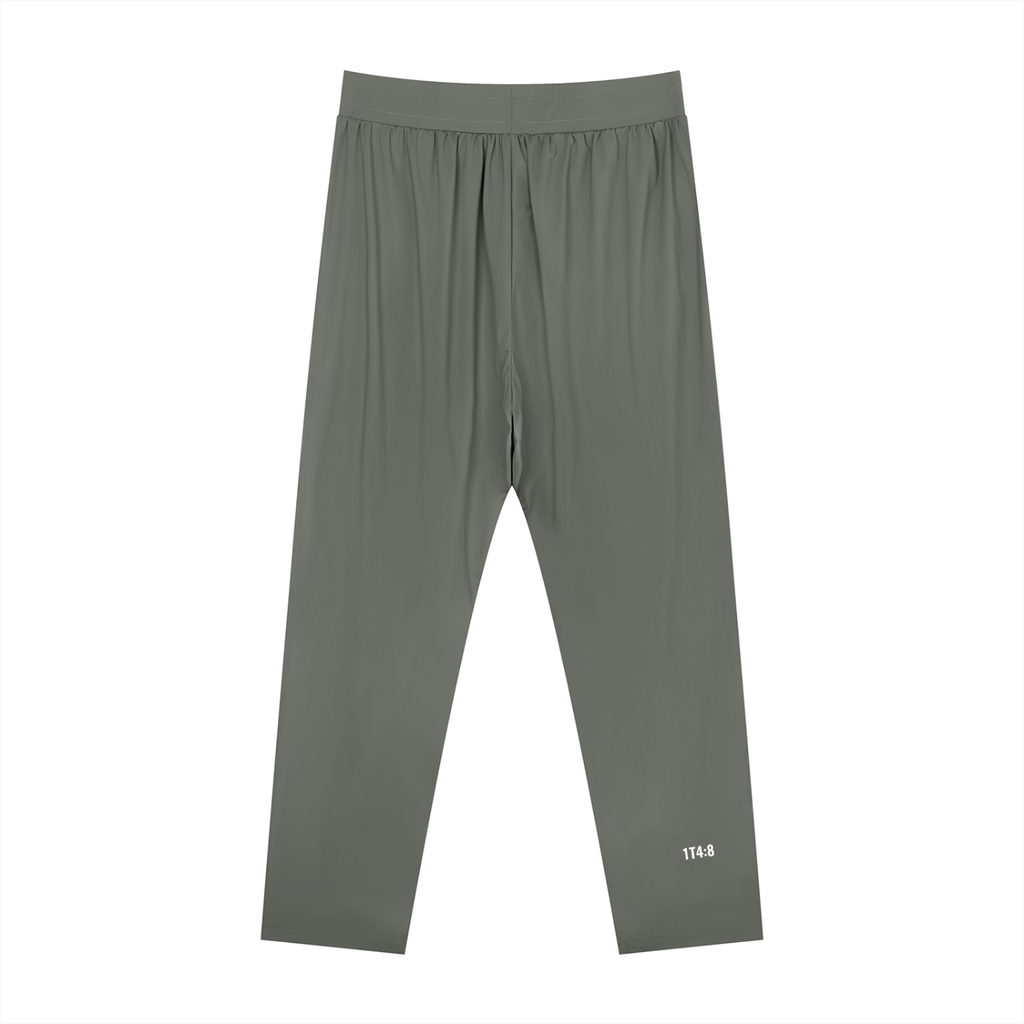 Men's Straight Leg Elastic Waist Pants