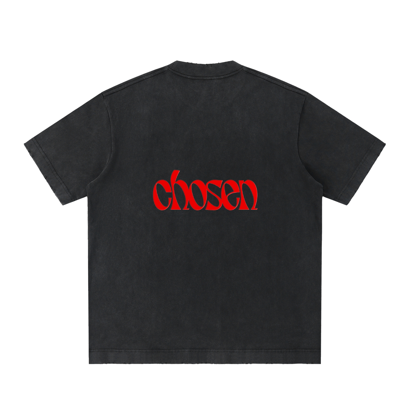 Heavyweight Vintage Washed Frayed T-Shirt