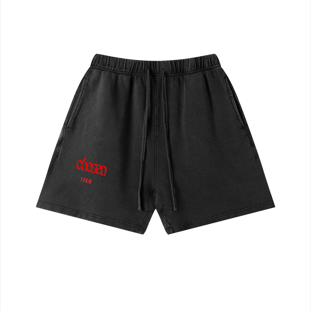 Unisex Vintage Wash Cotton Shorts