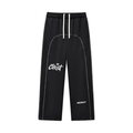 Contrast-Stitched Fleece Sweatpants