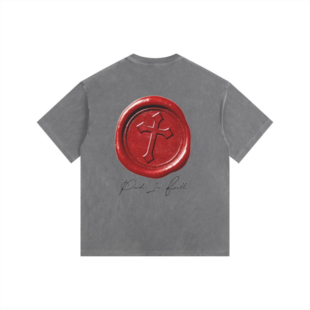 Vintage Washed Oversized Cotton T-Shirt