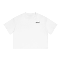 Unisex Boxy Drop Shoulder Crop T-Shirt