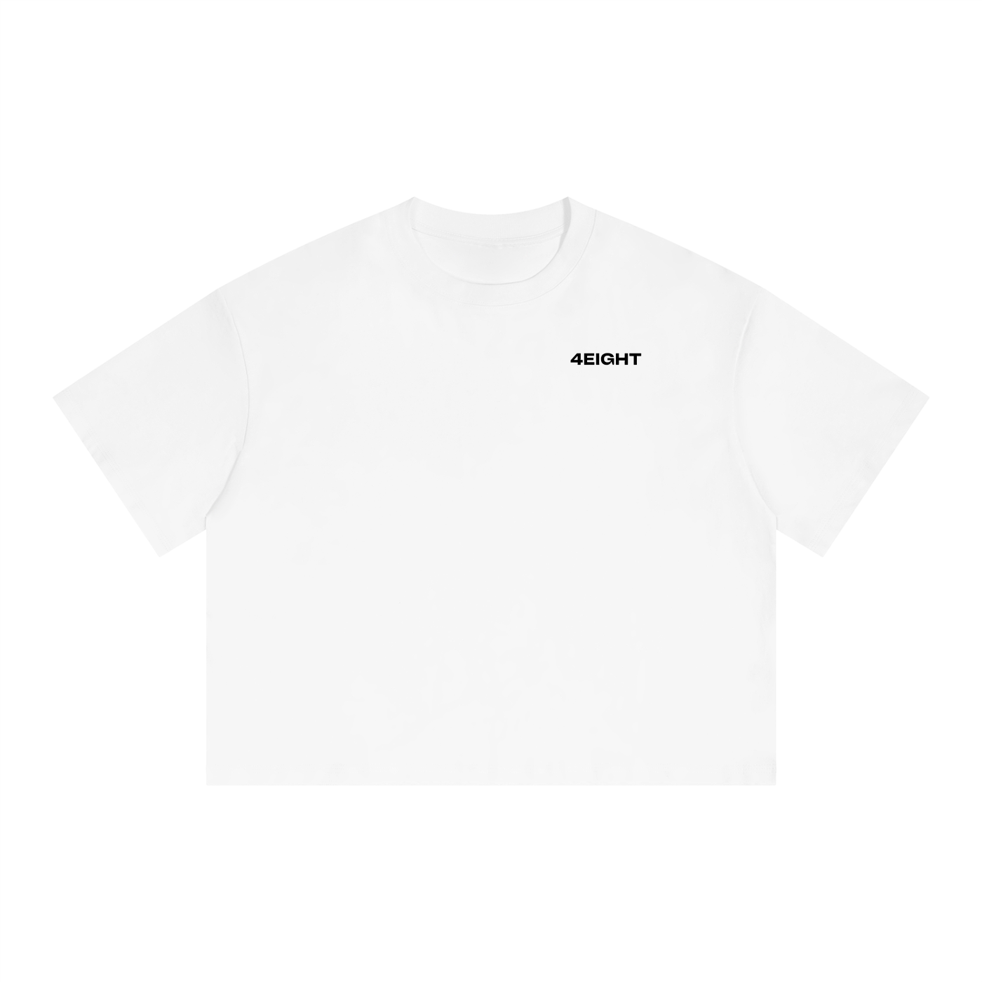 Unisex Boxy Drop Shoulder Crop T-Shirt